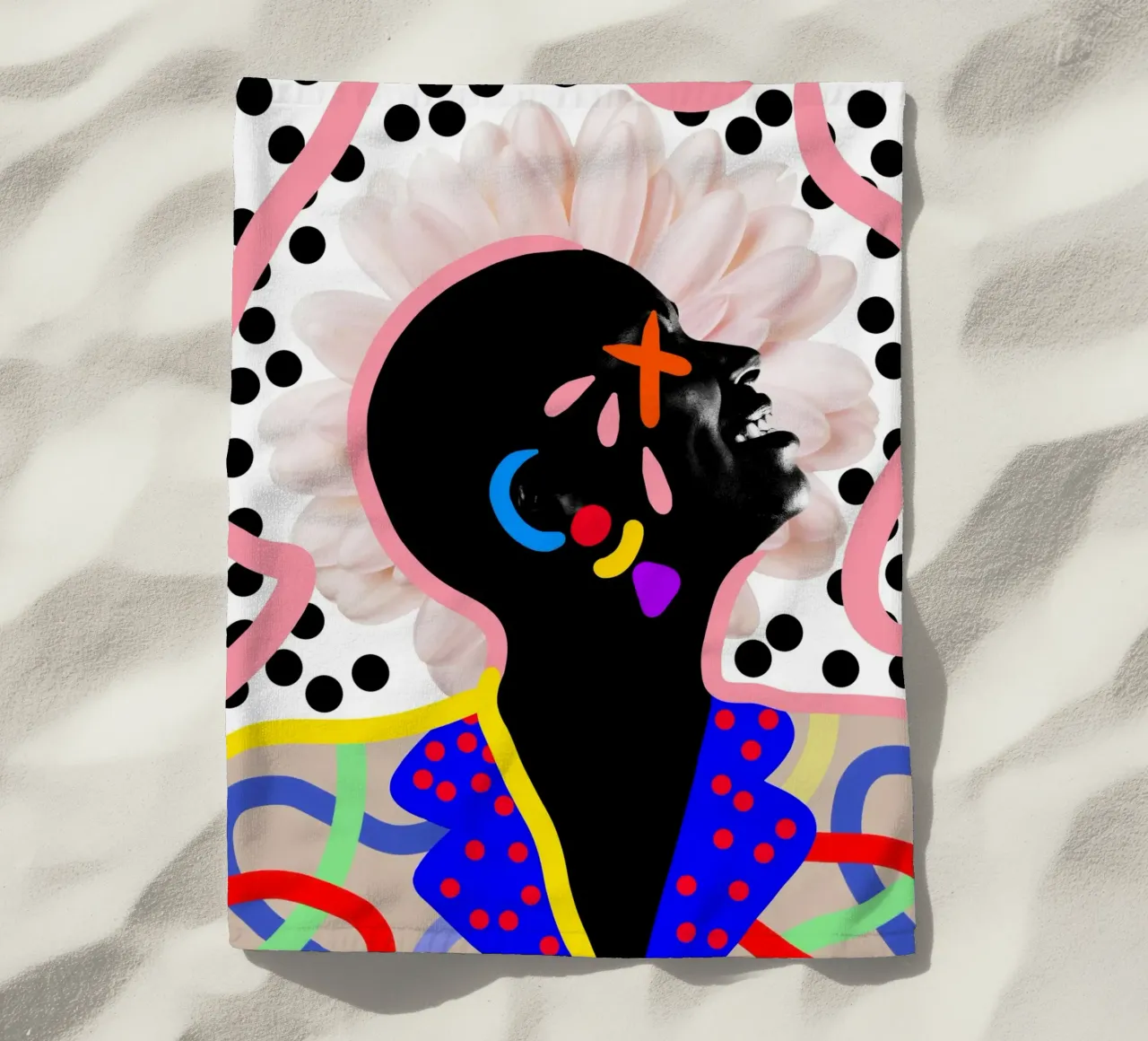 Afro Expressions telo mare da Mathudace Créas