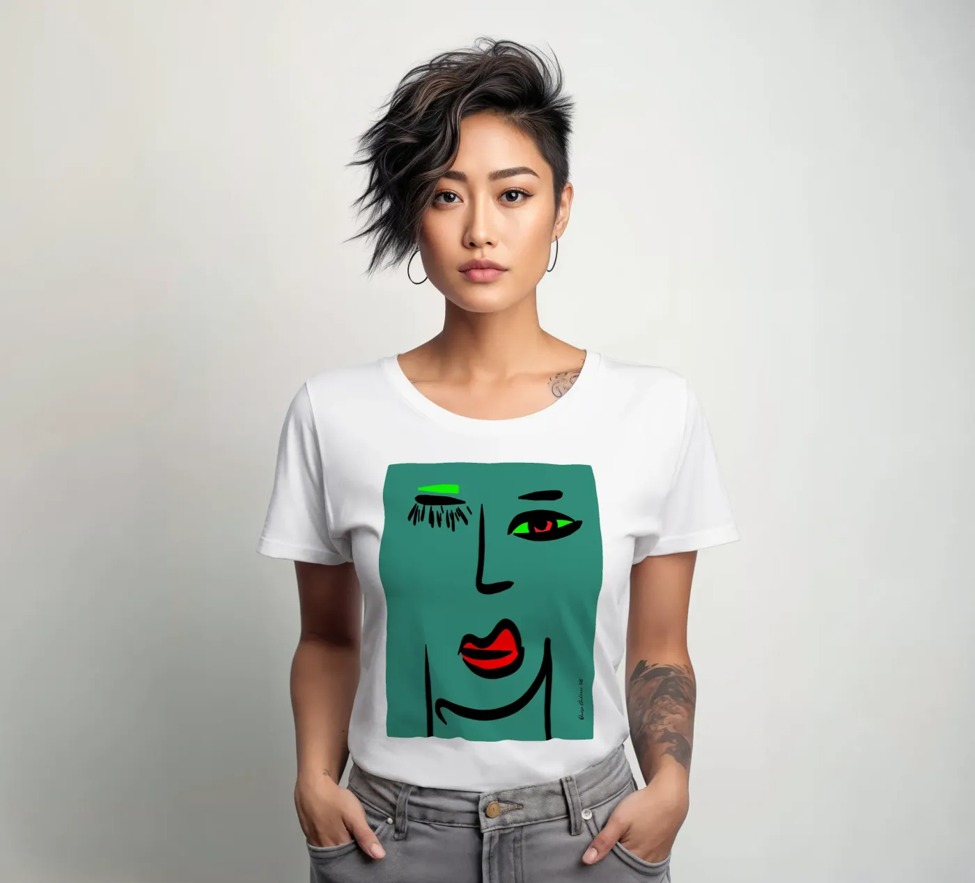 Soft Layers t-shirt da donna da Mike Leymi