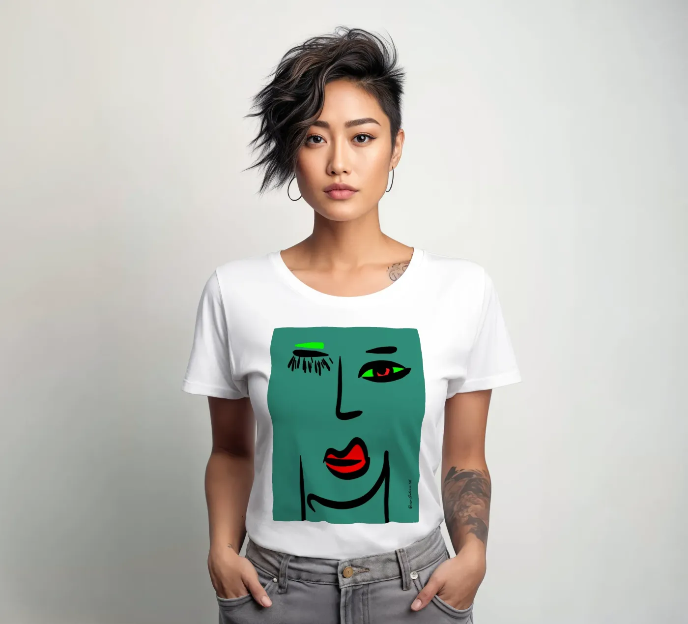 Soft Layers t-shirt da donna da Mike Leymi
