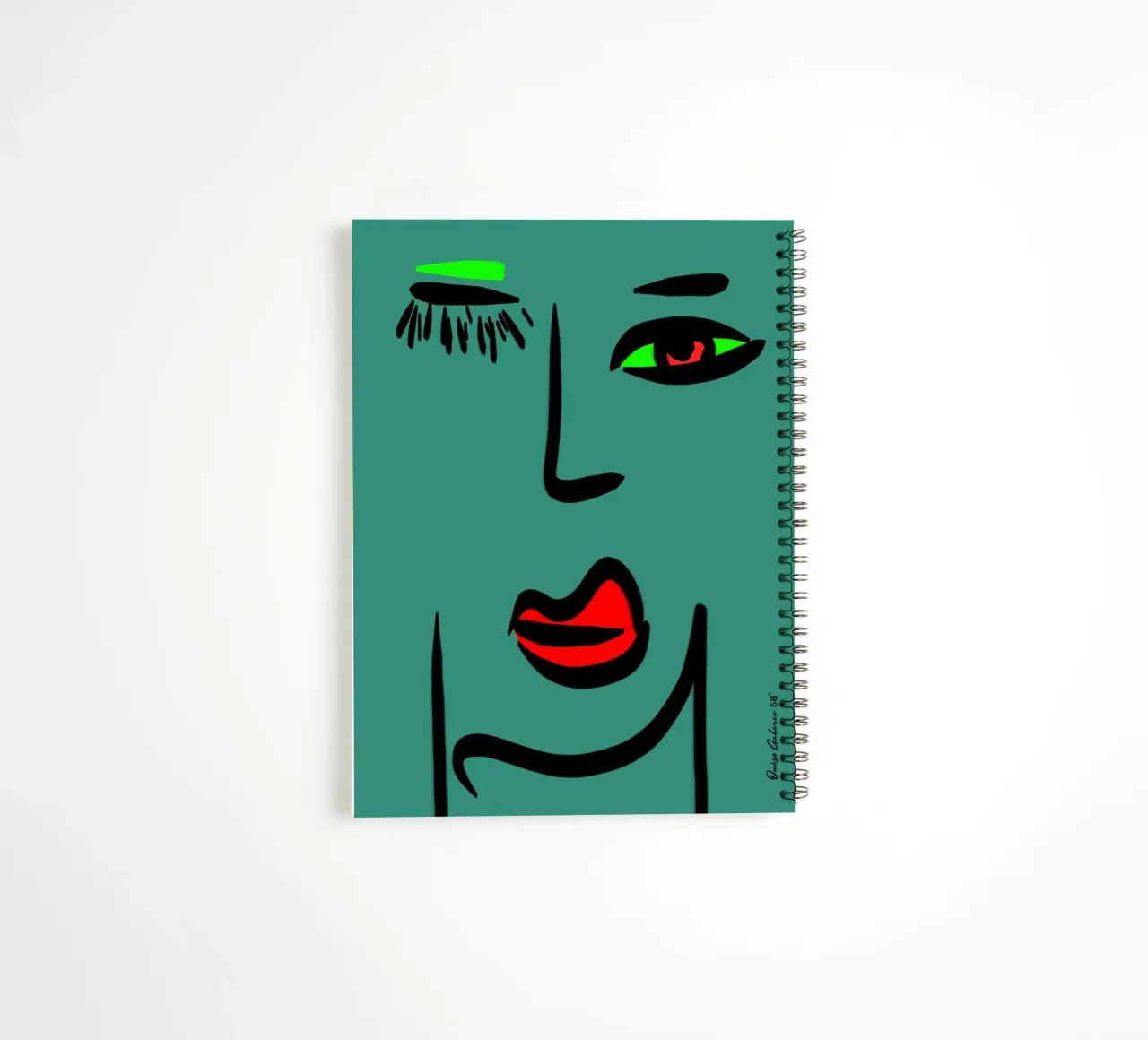 Soft Layers spiral notebook by Mike Leymi