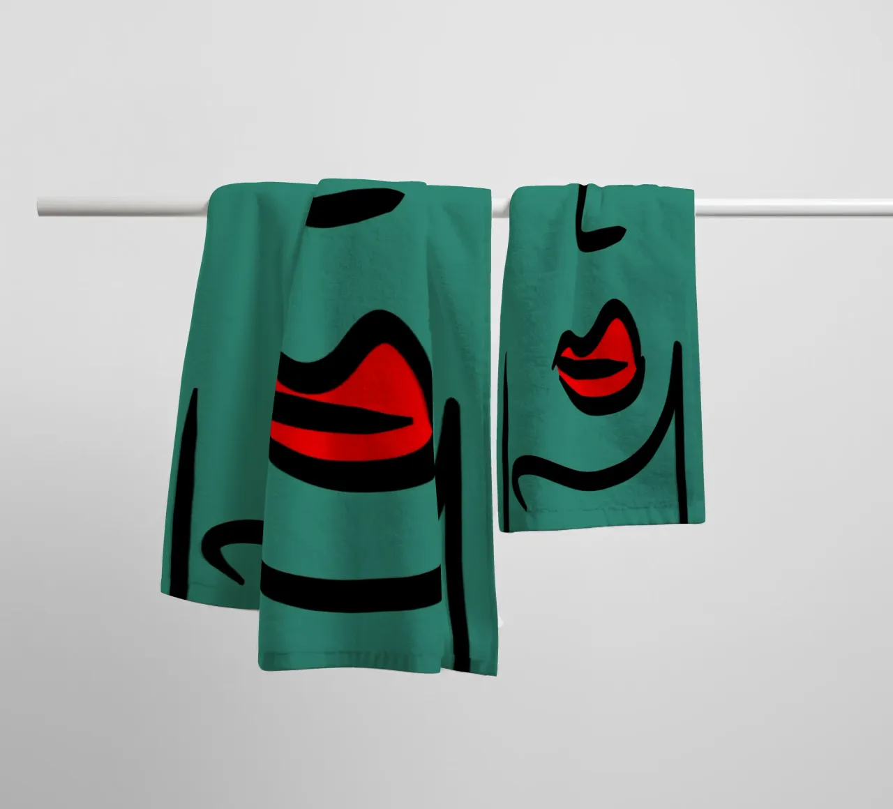 Soft Layers Handtuch von Mike Leymi