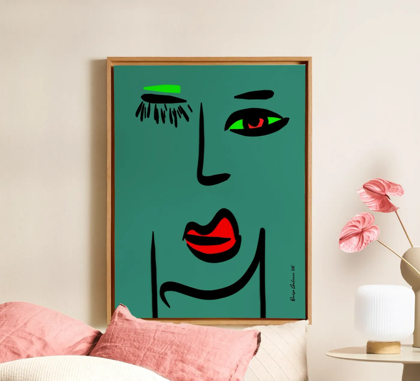 Soft Layers canvas van Mike Leymi