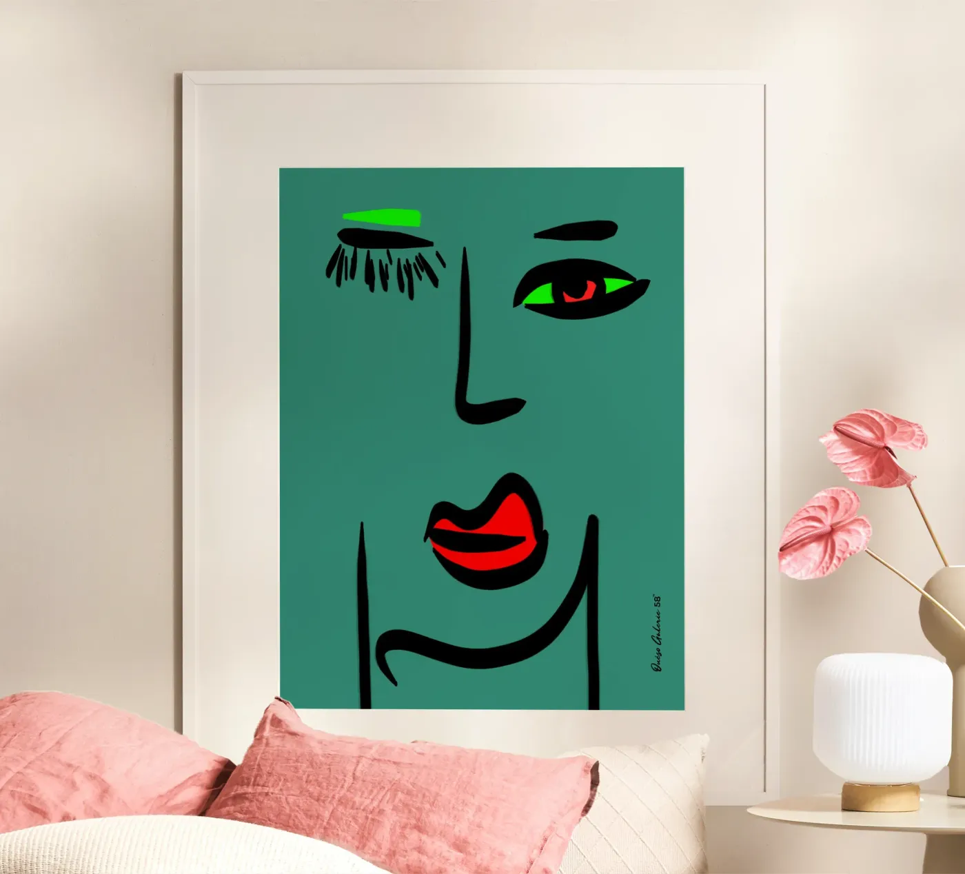 Soft Layers poster van Mike Leymi