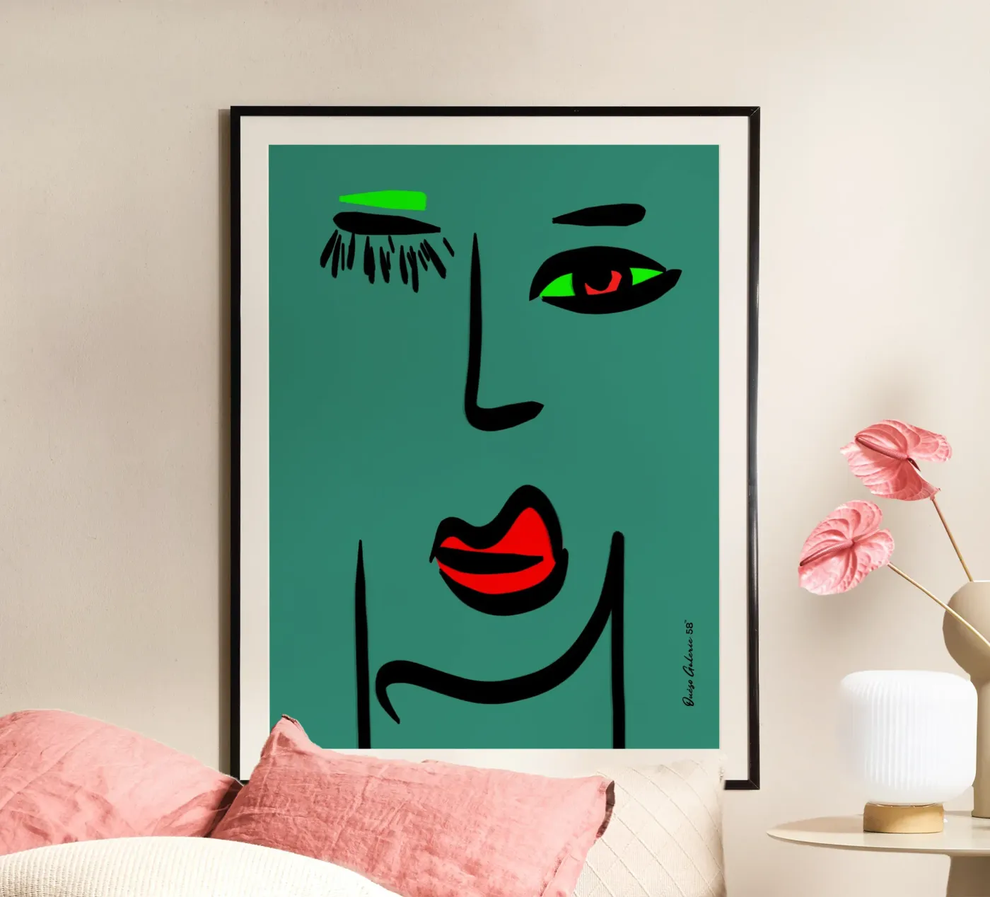 Soft Layers poster van Mike Leymi