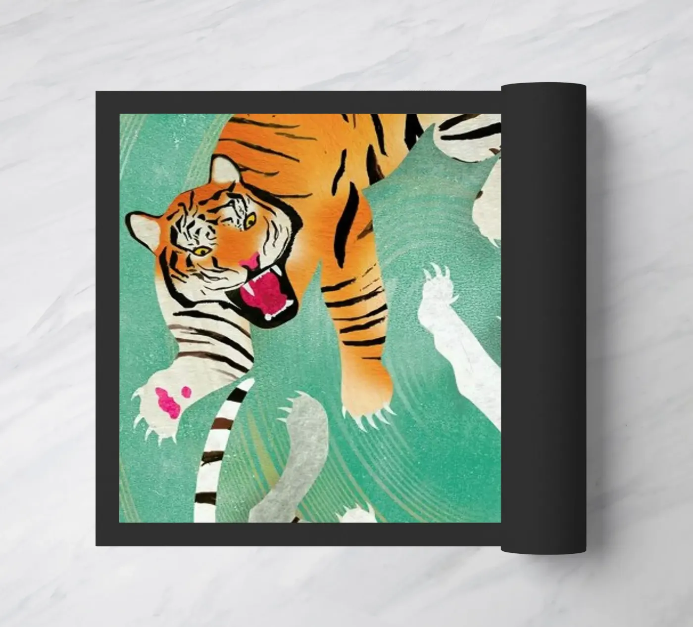 Tigers doormat by Ellen Weinstein