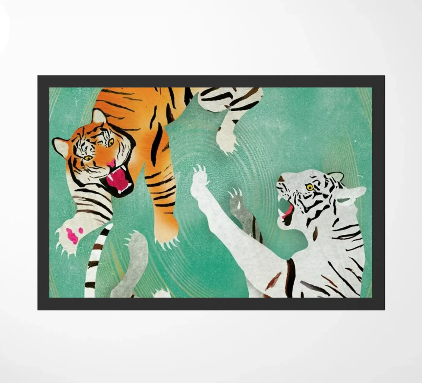 Tigers doormat by Ellen Weinstein