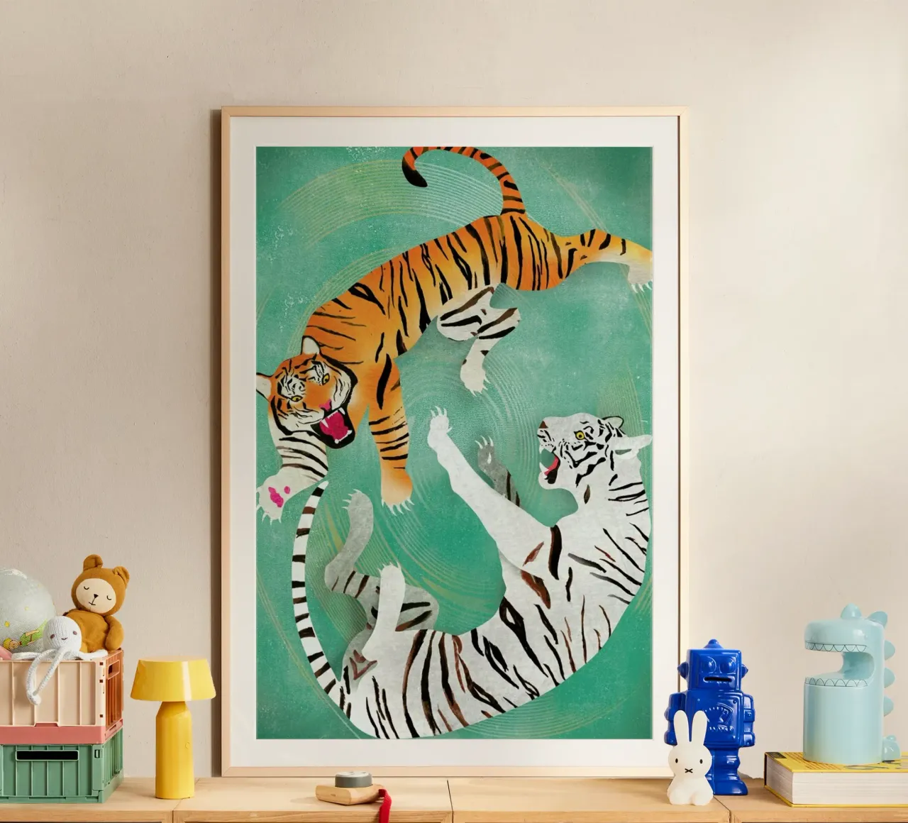 Tigers poster da Ellen Weinstein