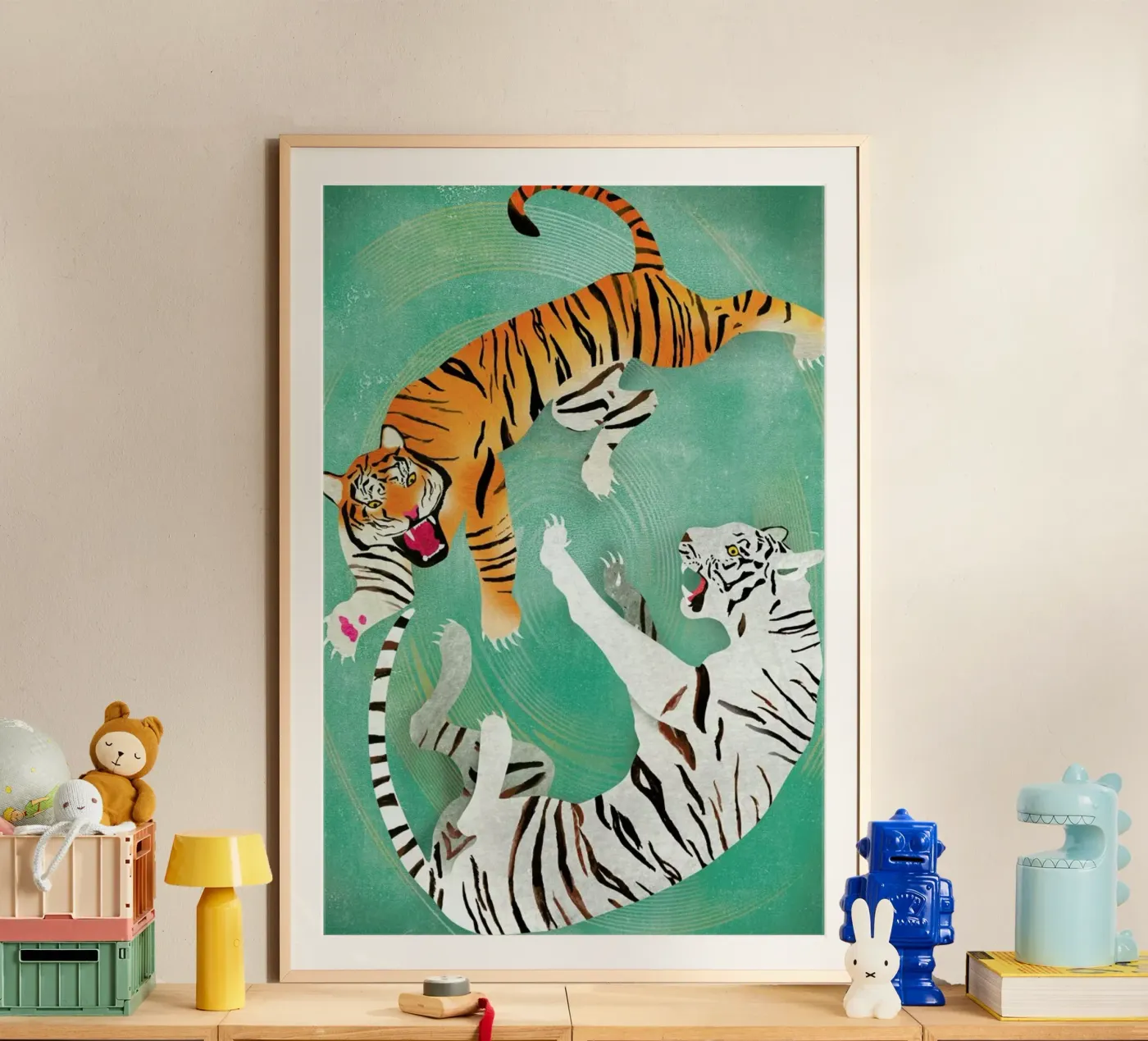 Tigers poster da Ellen Weinstein