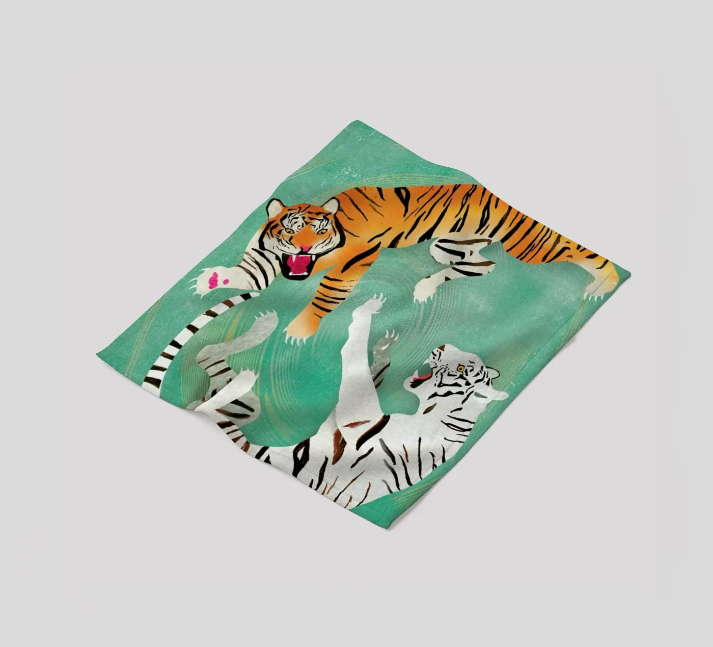 Tigers Fleecedecke von Ellen Weinstein