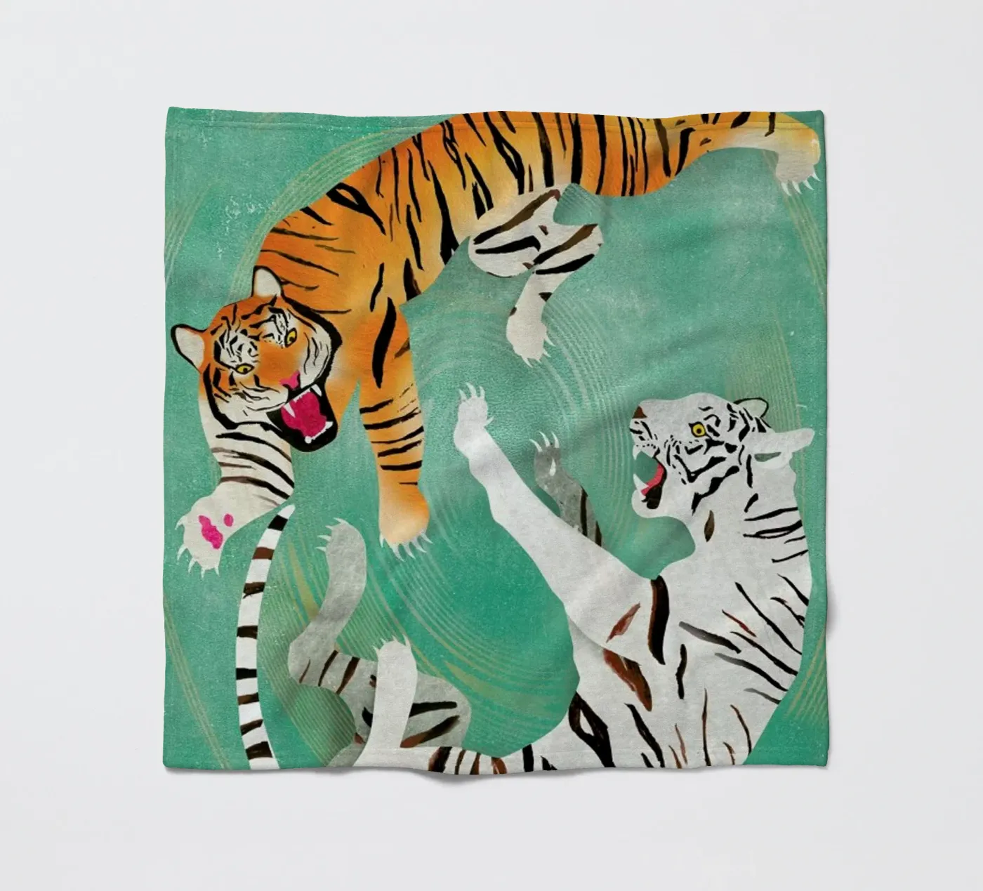 Tigers Fleecedecke von Ellen Weinstein