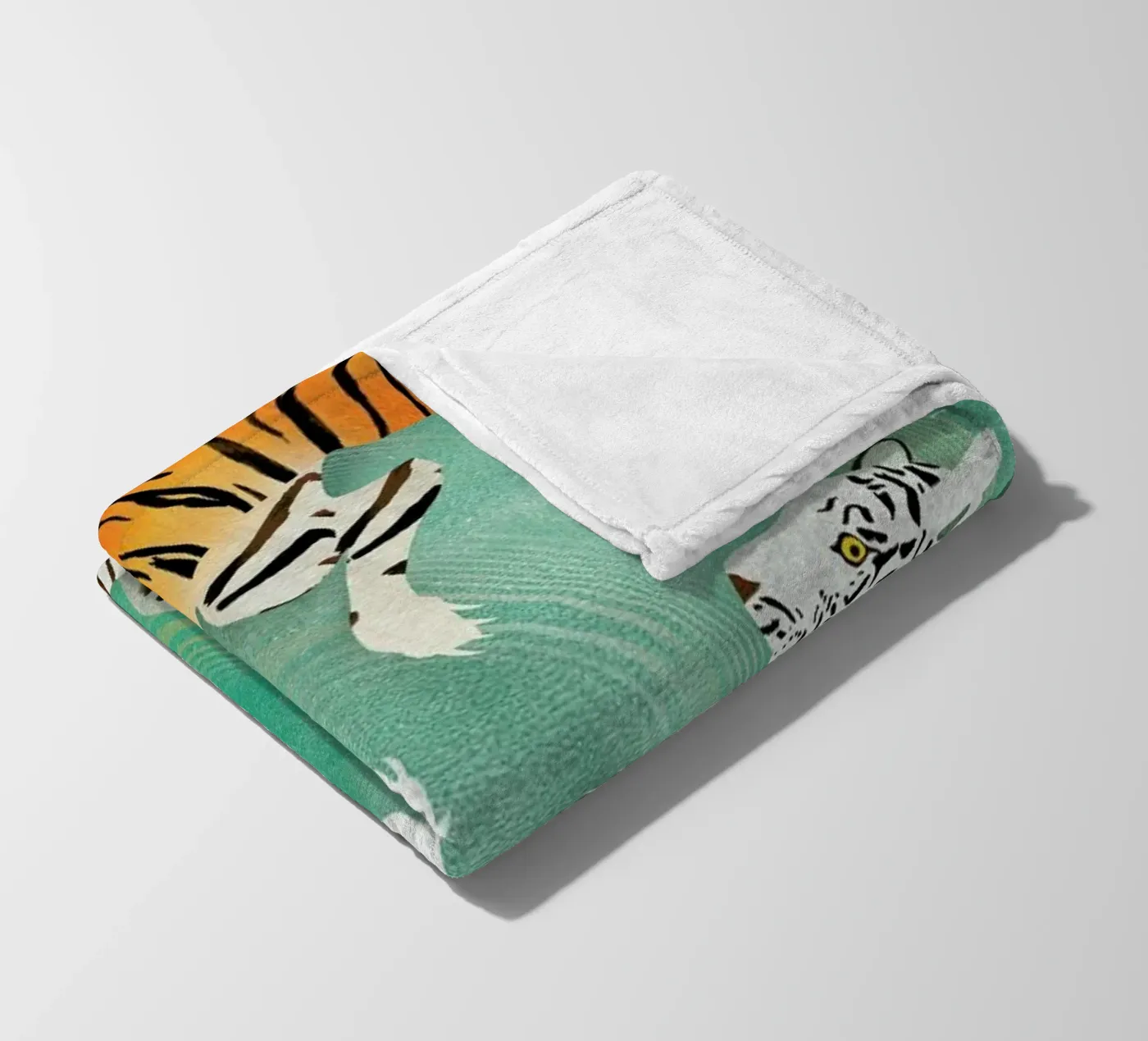 Tigers Fleecedecke von Ellen Weinstein