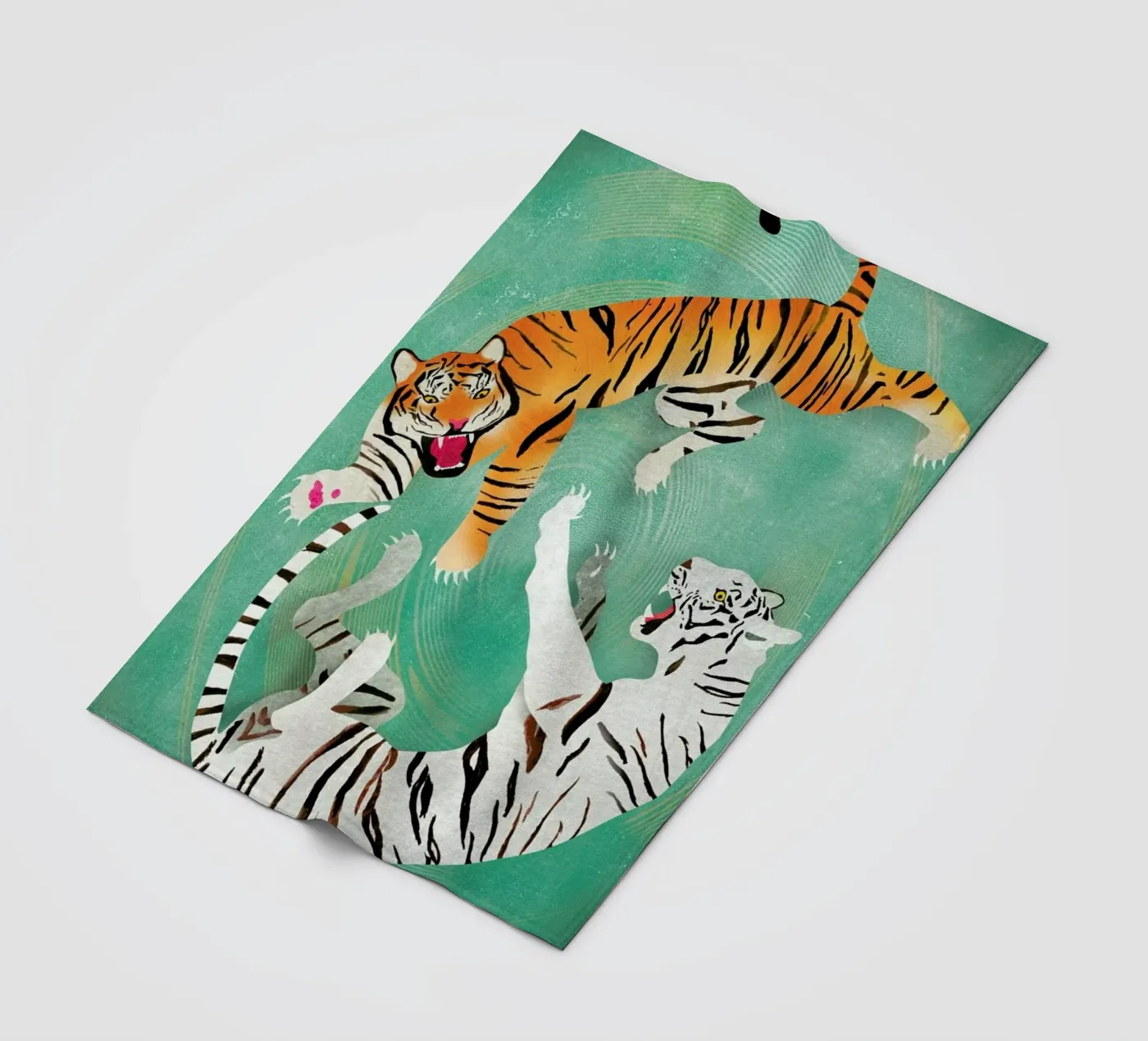 Tigers Fleecedecke von Ellen Weinstein