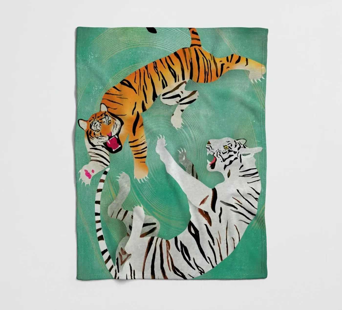 Tigers Fleecedecke von Ellen Weinstein