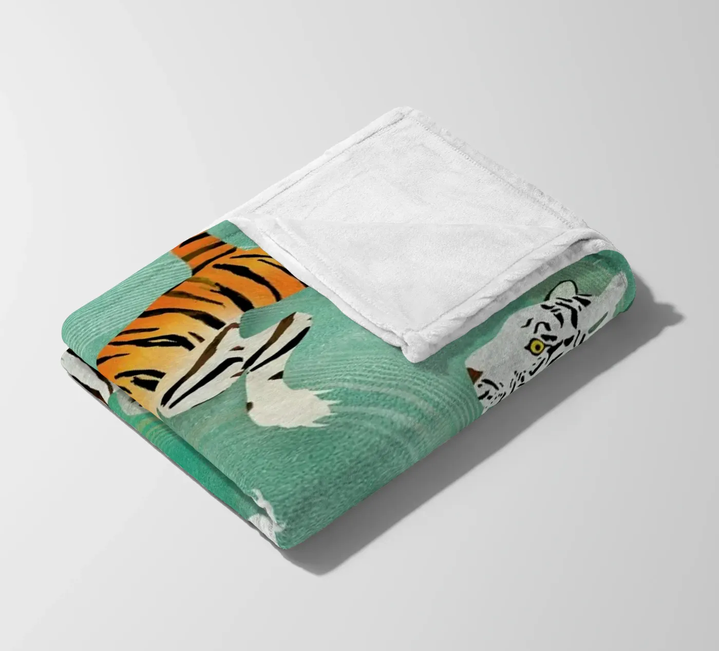 Tigers Fleecedecke von Ellen Weinstein