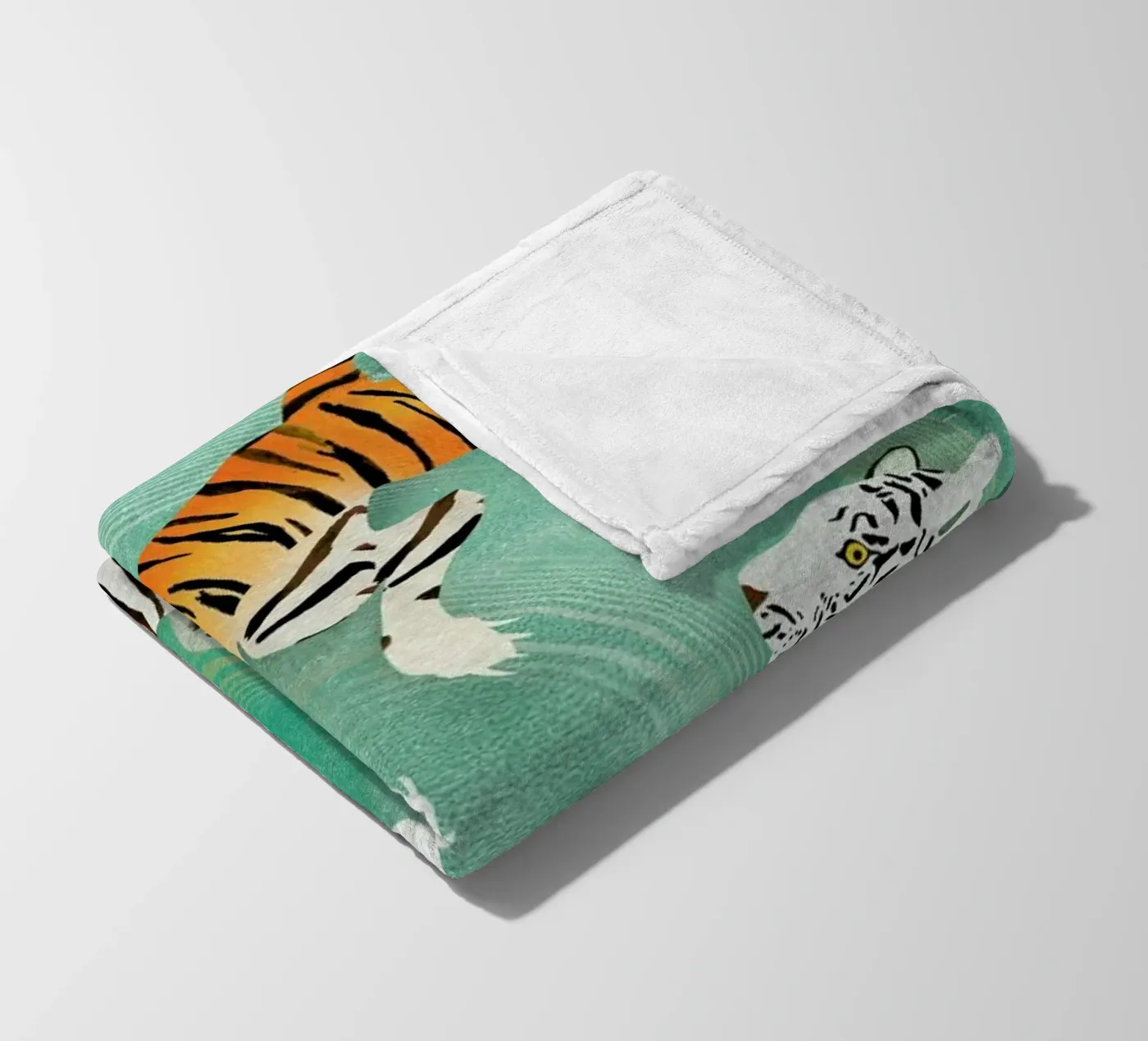 Tigers Fleecedecke von Ellen Weinstein