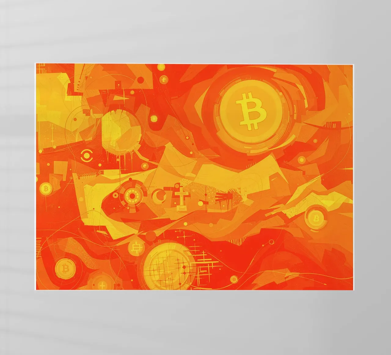Abstract II Orange Burst pellicola backlit da Crypto_Jungle