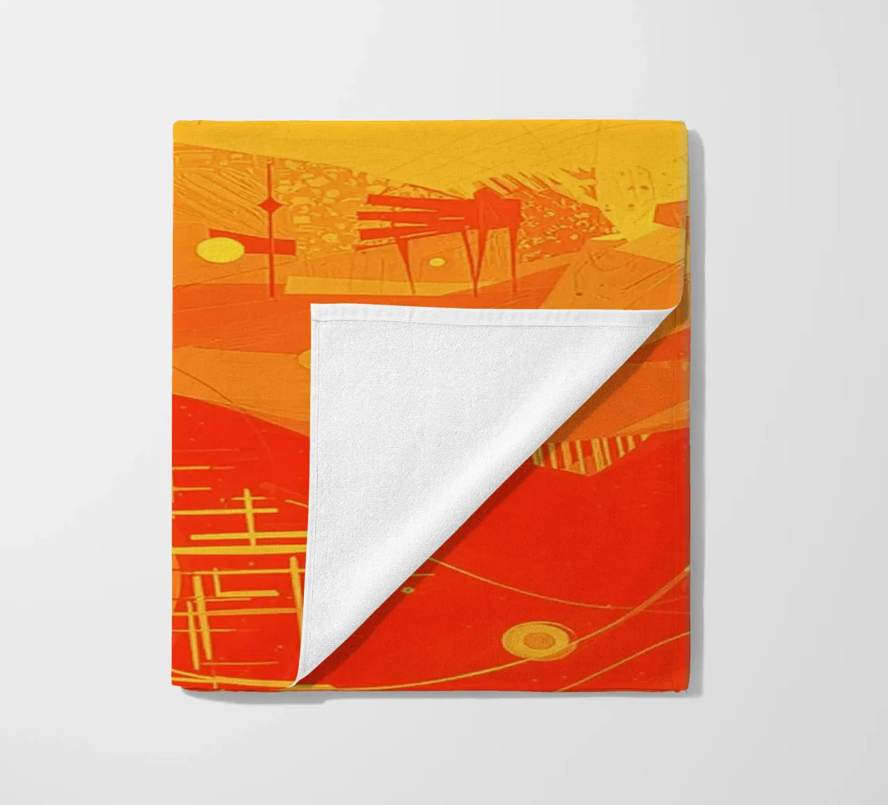 Abstract II Orange Burst telo mare da Crypto_Jungle