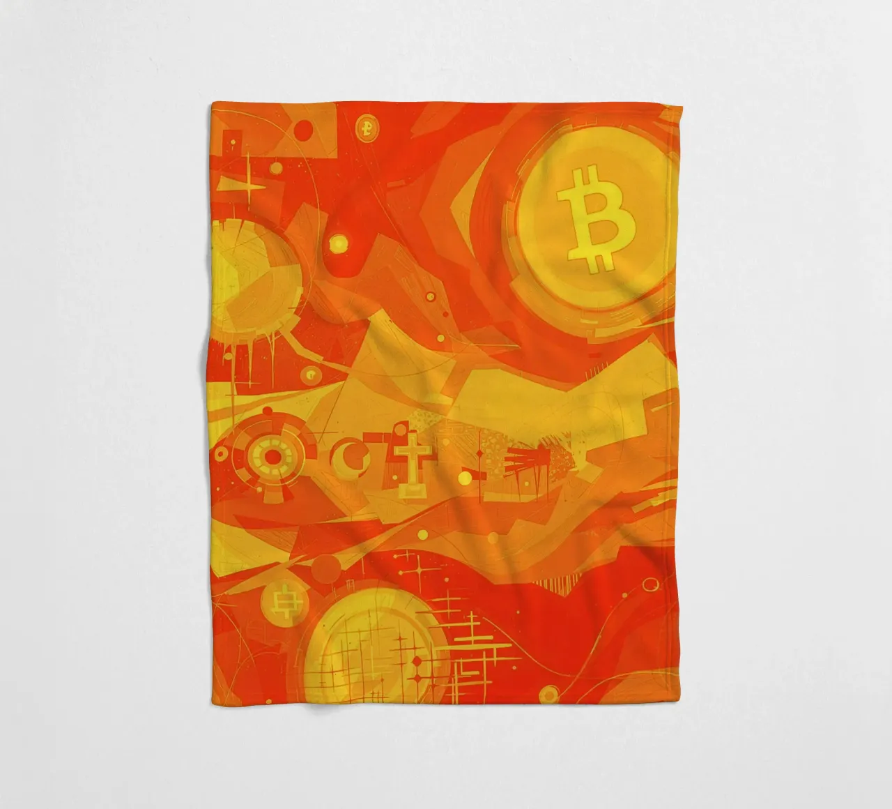 Abstract II Orange Burst coperta in pile da Crypto_Jungle