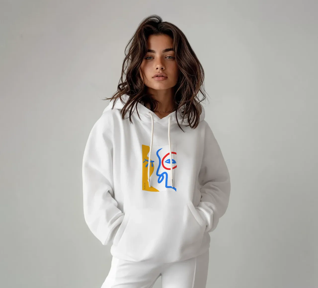 Dynamic Worlds felpa con cappuccio da Mike Leymi