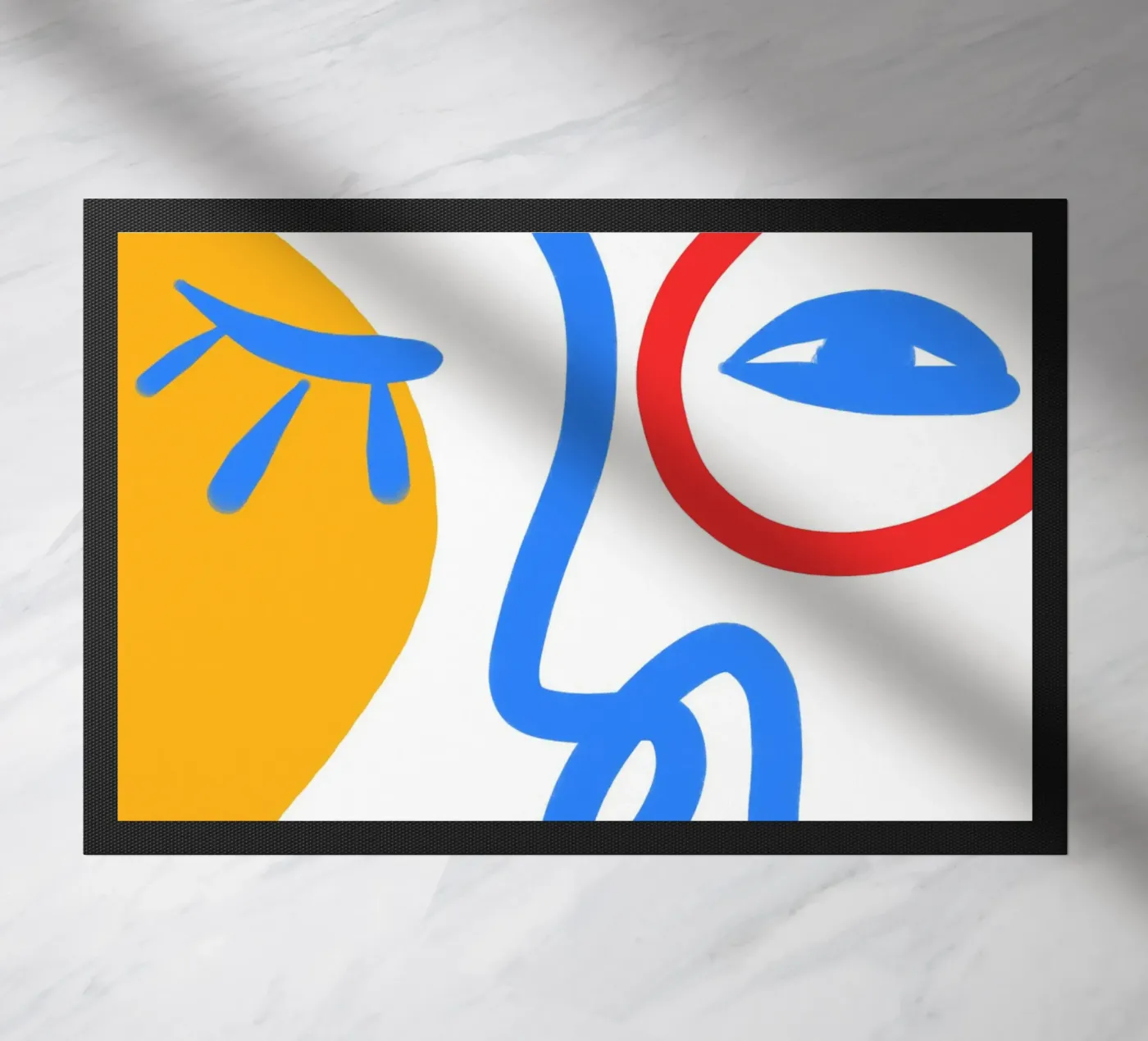 Dynamic Worlds doormat by Mike Leymi