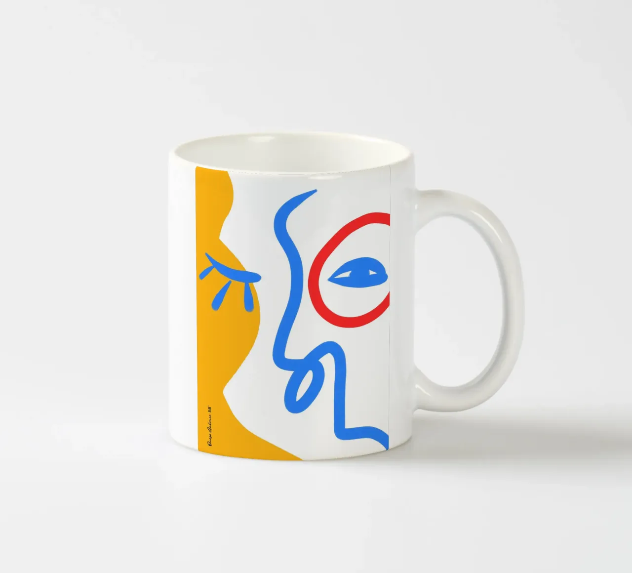 Dynamic Worlds tazza in ceramica da Mike Leymi