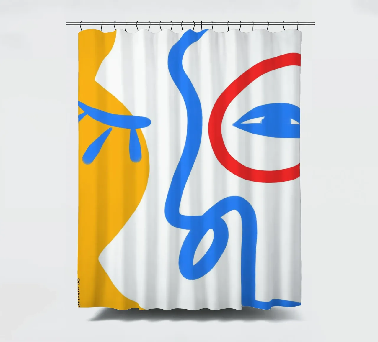 Dynamic Worlds Duschvorhang von Mike Leymi