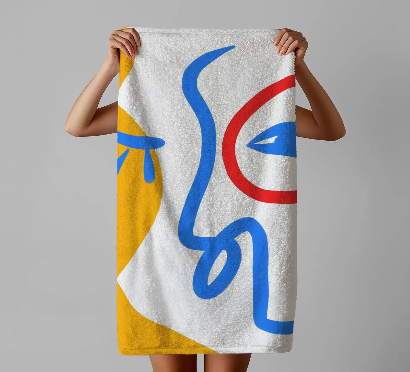 Dynamic Worlds badhanddoek van Mike Leymi