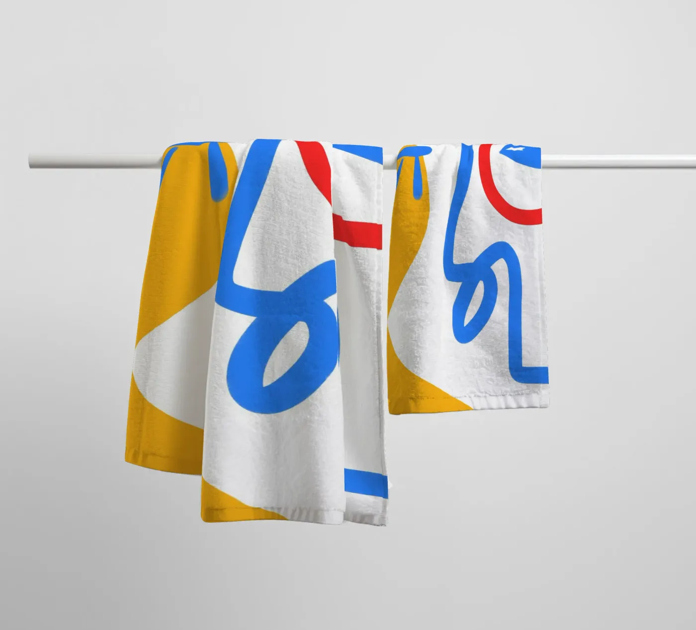 Dynamic Worlds badhanddoek van Mike Leymi