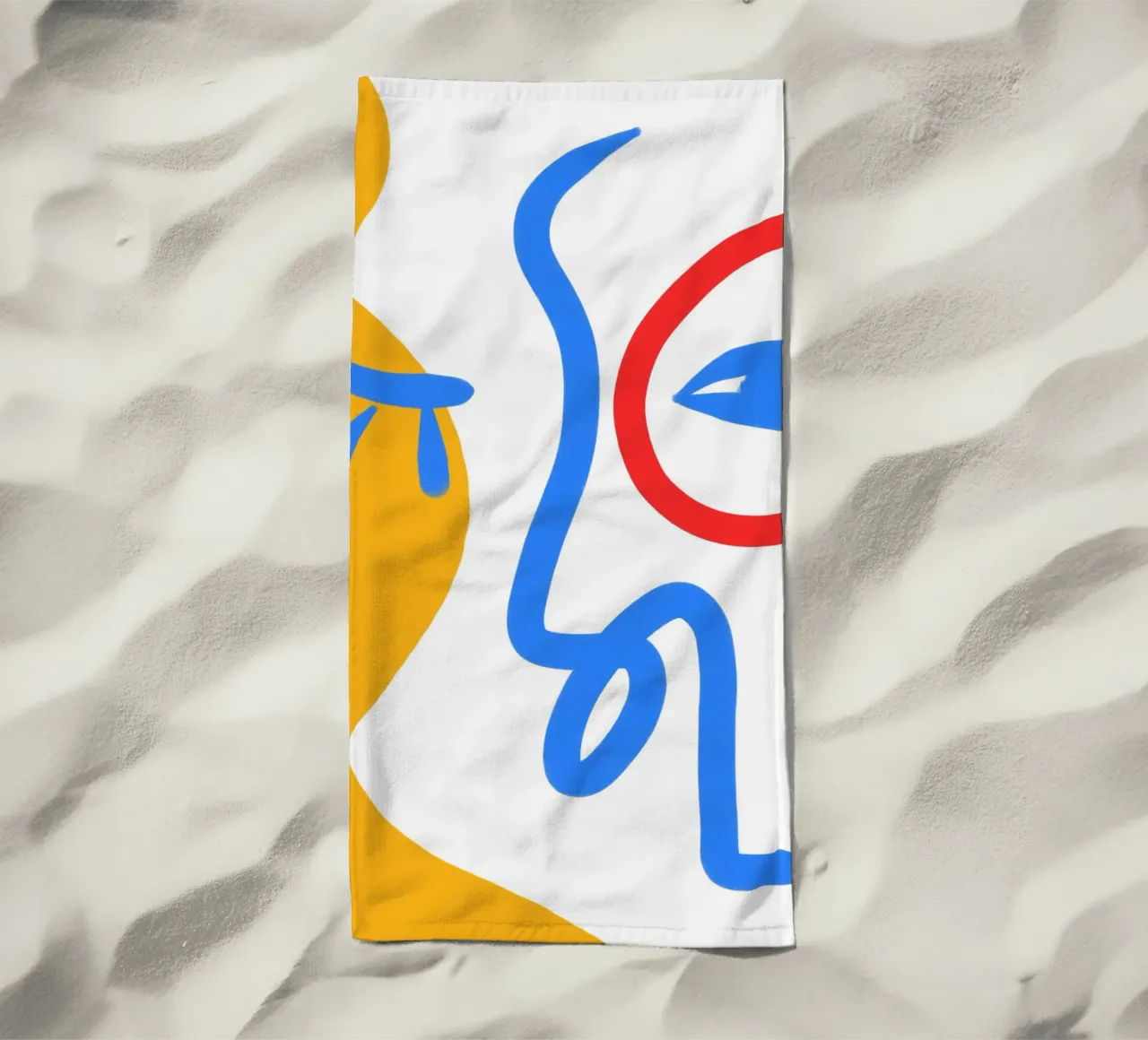 Dynamic Worlds strandhanddoek van Mike Leymi