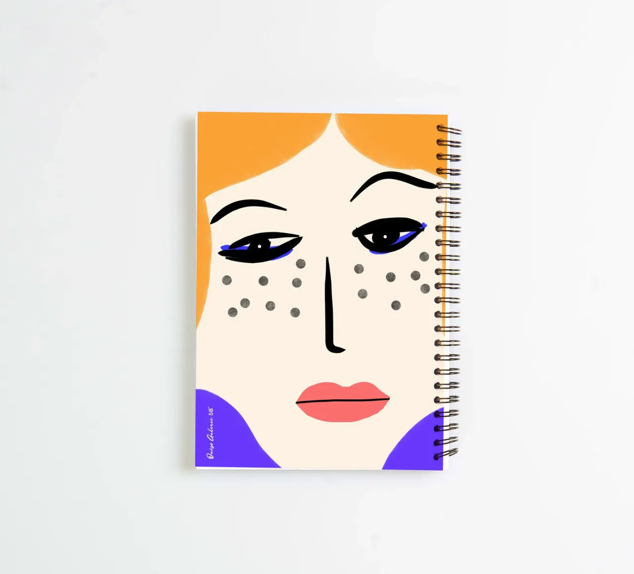 Colorful Waves spiral notebook by Mike Leymi