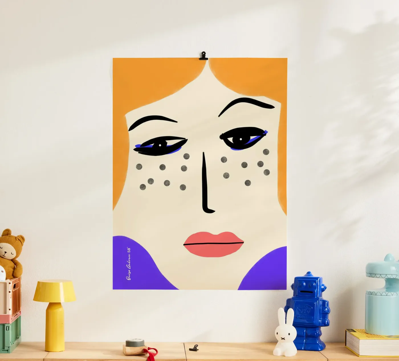 Colorful Waves poster by Mike Leymi