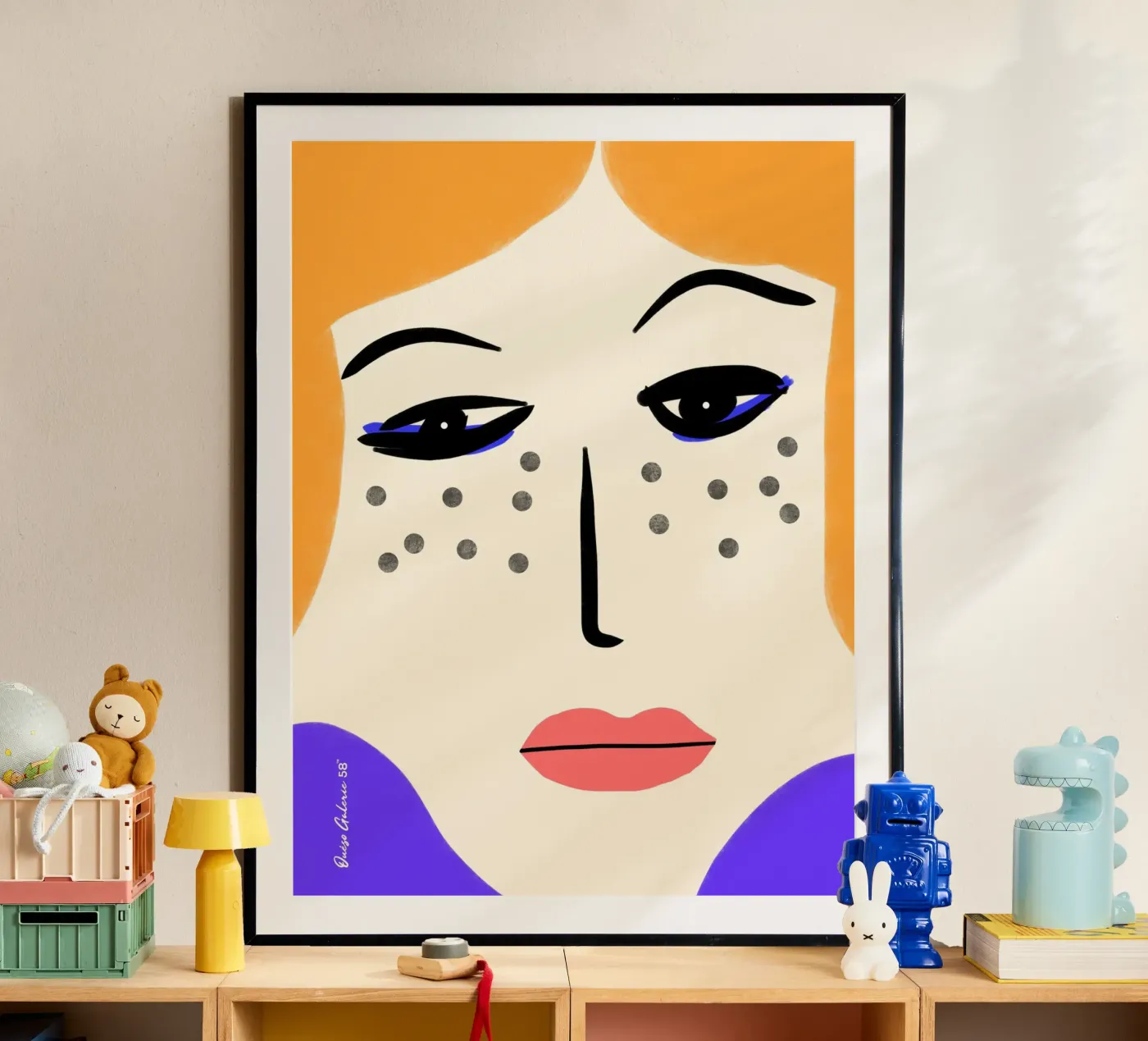 Colorful Waves poster by Mike Leymi