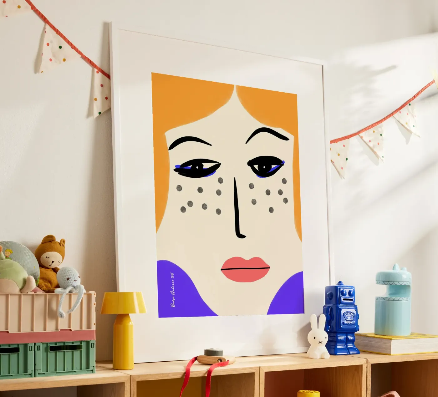 Colorful Waves poster by Mike Leymi