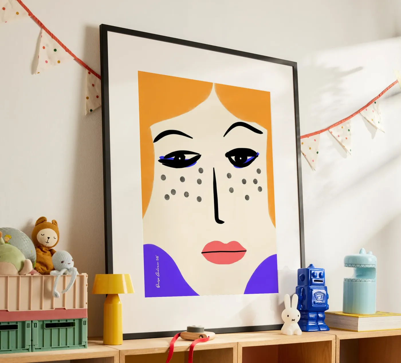 Colorful Waves poster by Mike Leymi