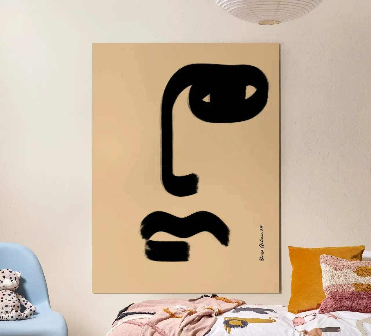 Living Shapes poster con telaio in plastica da Mike Leymi