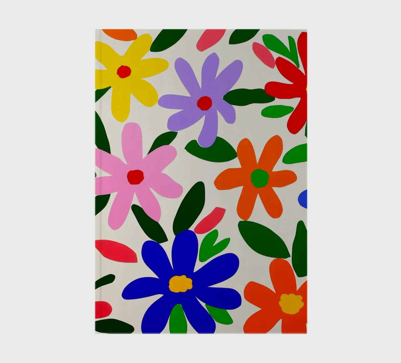 Modello di giardino con fiori colorati di Matisse diario da Modern Muse
