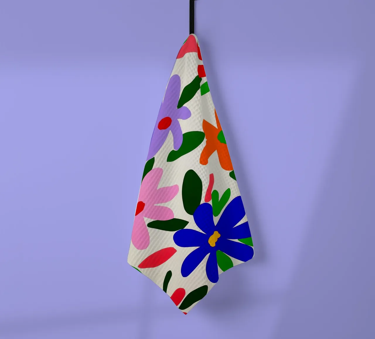 Modello di giardino con fiori colorati di Matisse canovaccio da cucina da Modern Muse