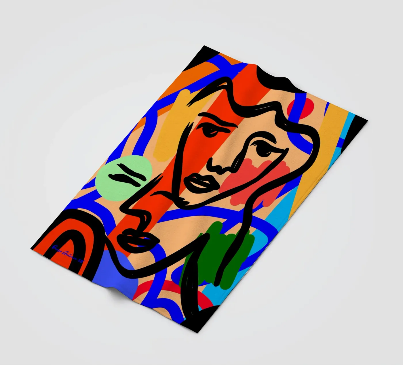 Harmony Flow coperta in pile da Mike Leymi