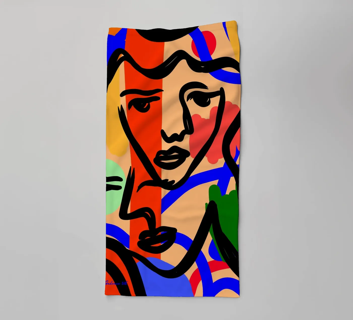 Harmony Flow badhanddoek van Mike Leymi