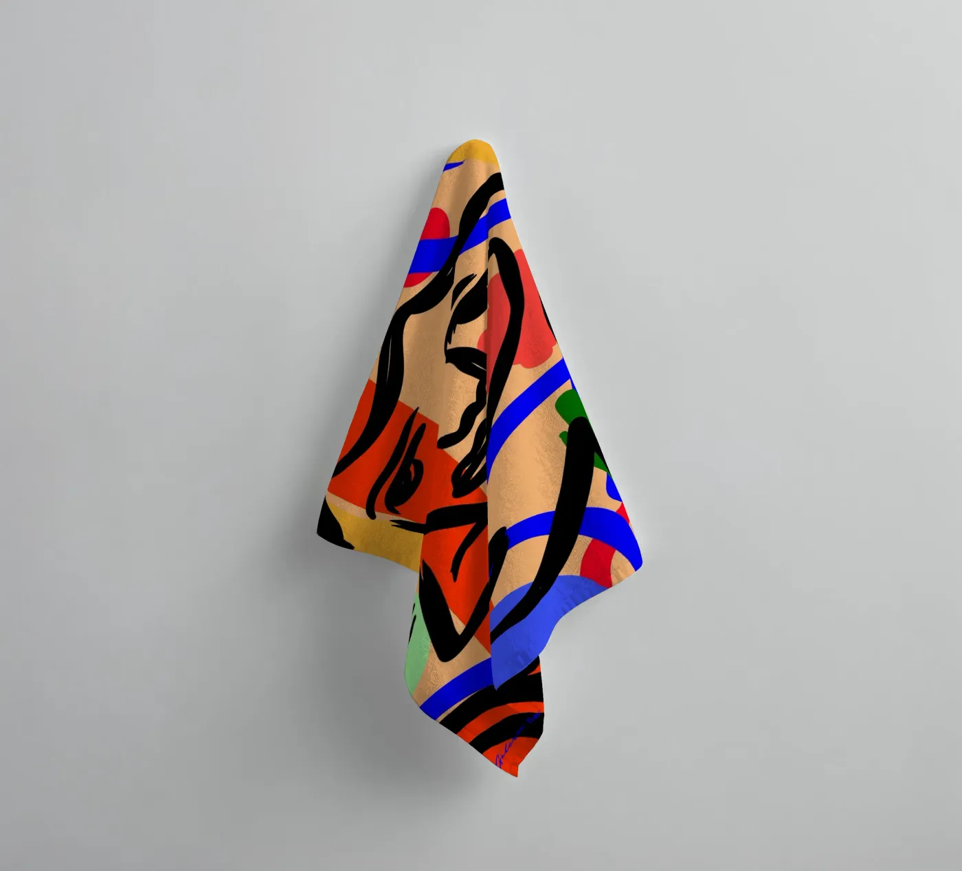 Harmony Flow towel by Mike Leymi