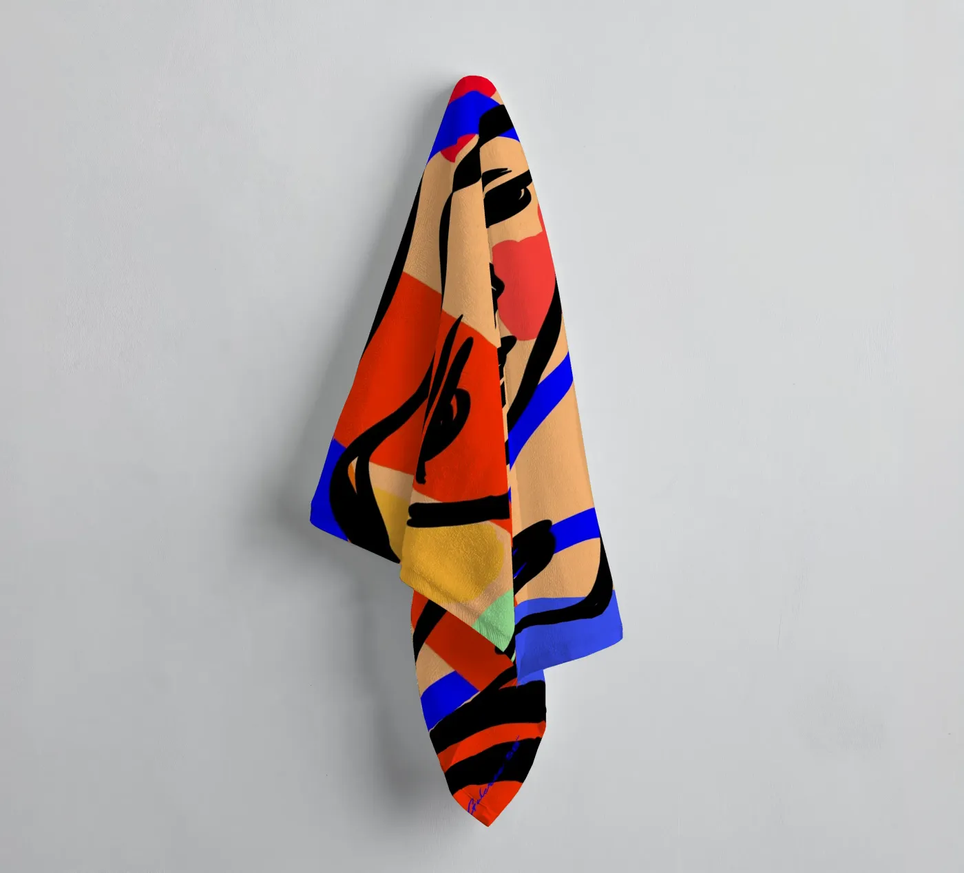 Harmony Flow towel by Mike Leymi