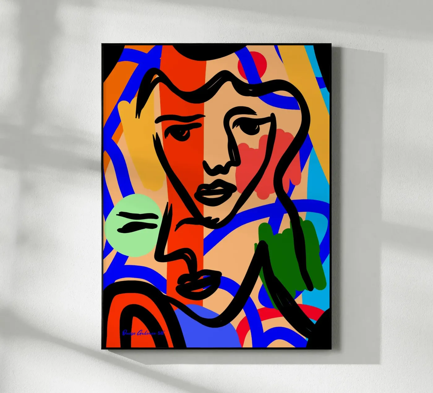 Harmony Flow acryl van Mike Leymi