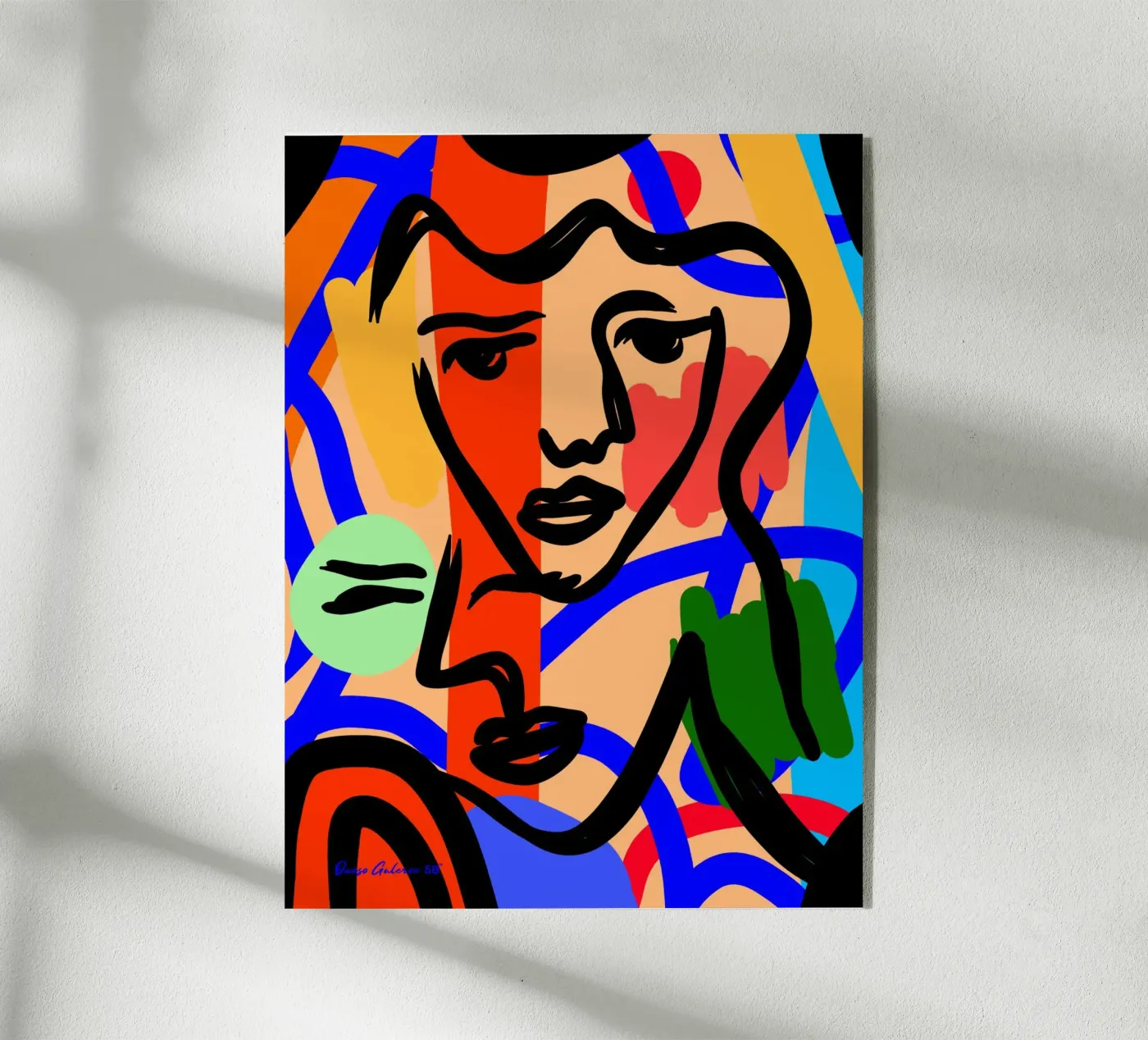 Harmony Flow acryl van Mike Leymi