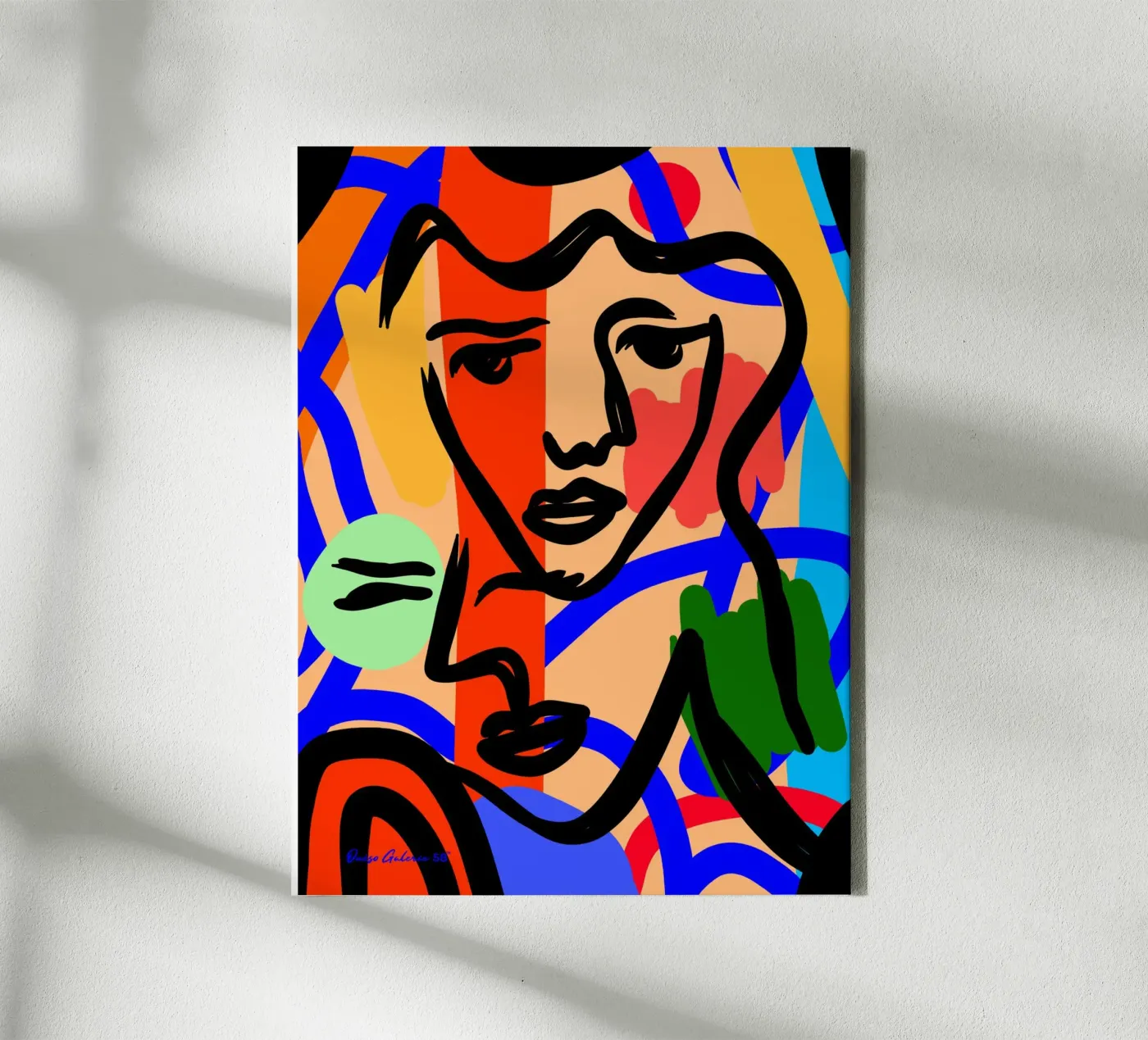 Harmony Flow canvas van Mike Leymi