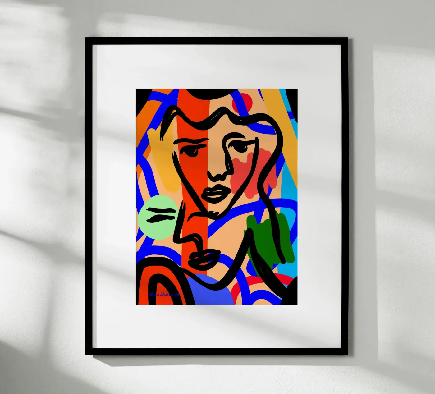 Harmony Flow poster van Mike Leymi
