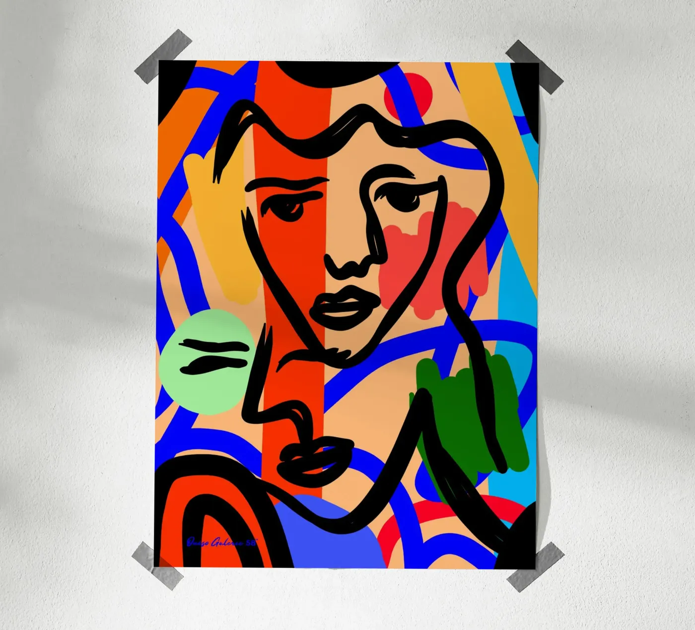 Harmony Flow poster van Mike Leymi