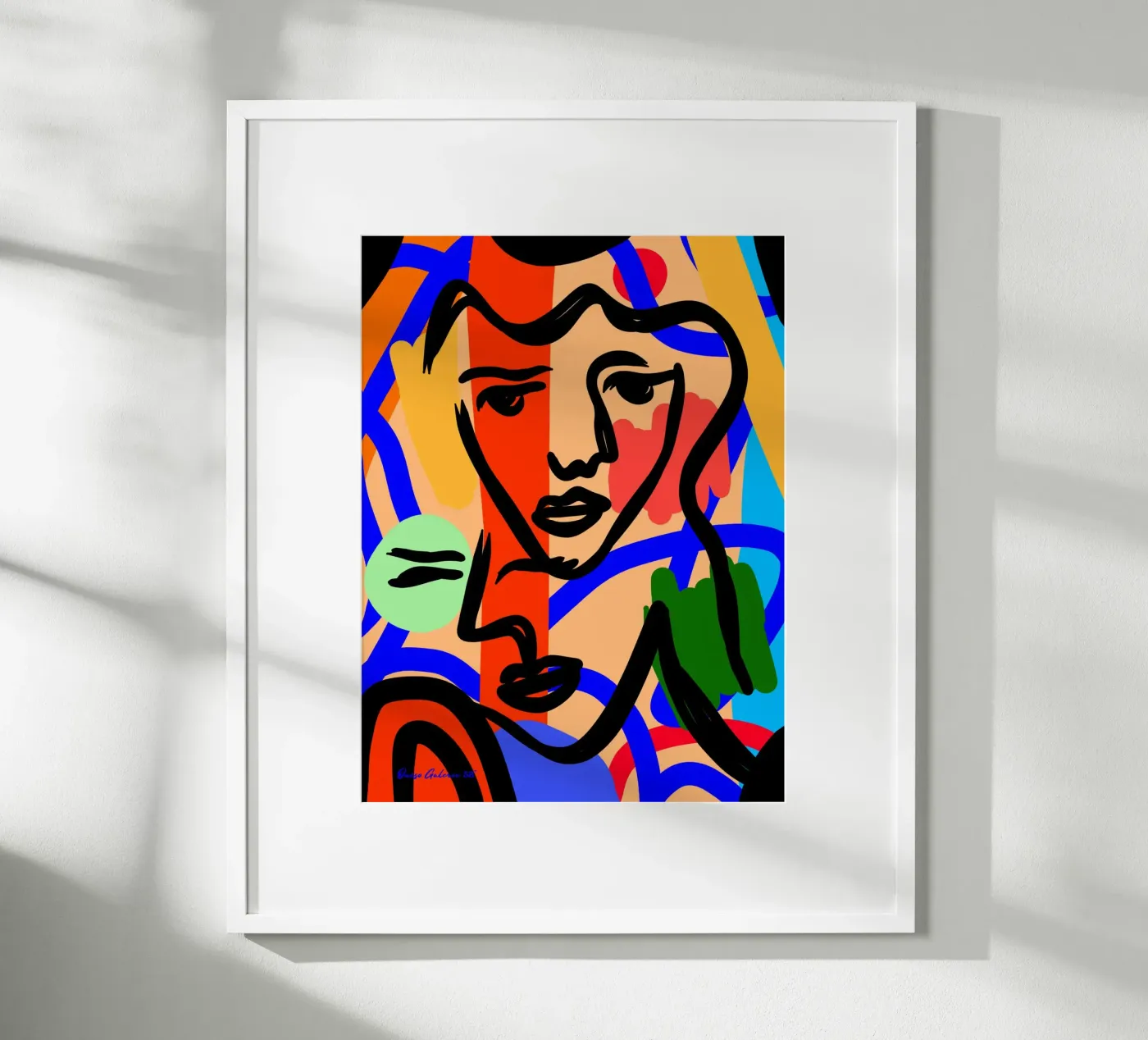 Harmony Flow poster van Mike Leymi