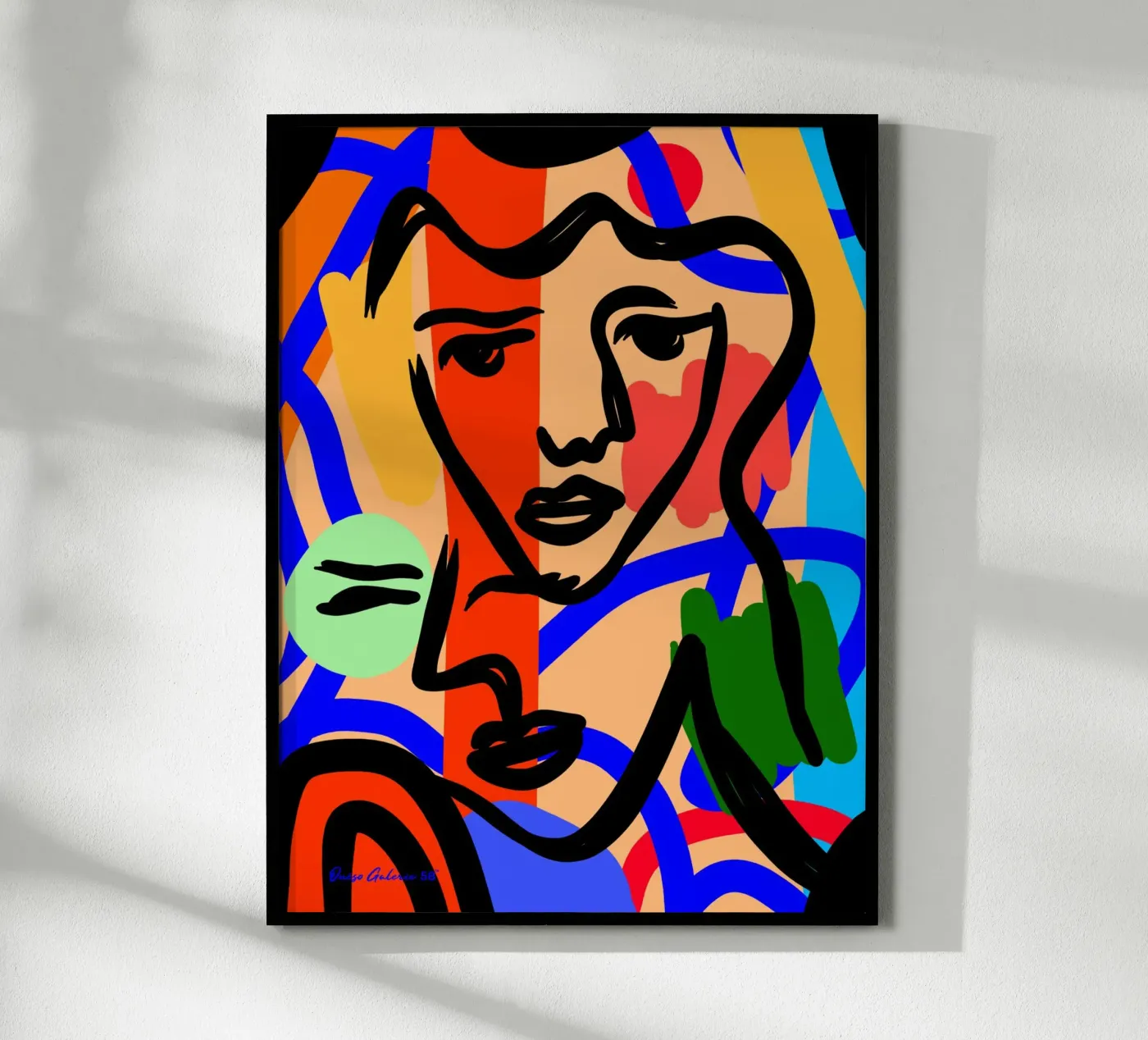 Harmony Flow poster van Mike Leymi