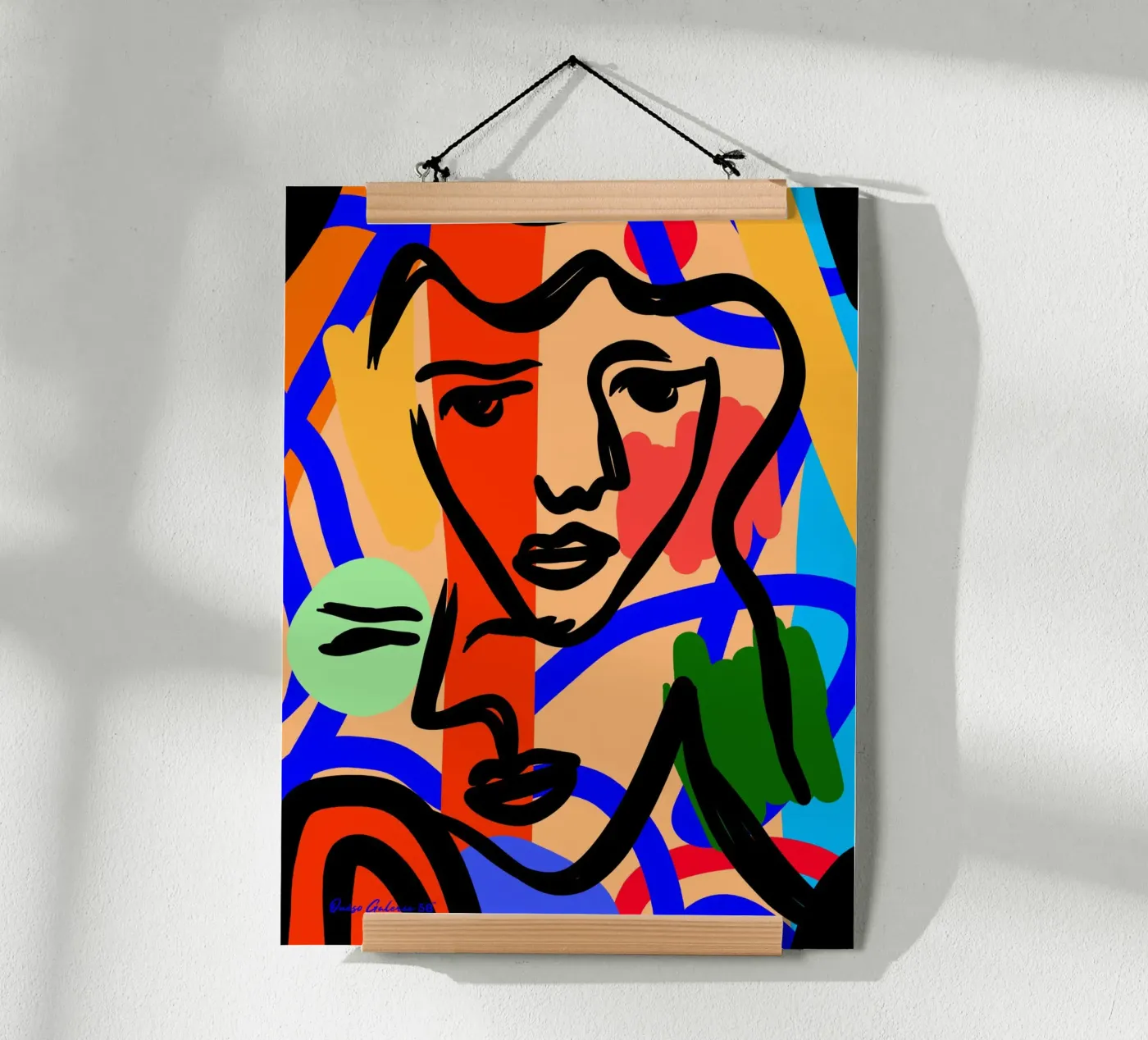 Harmony Flow poster van Mike Leymi