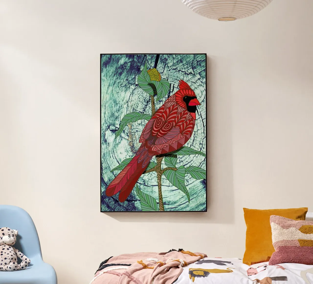 Virginia Cardinal plexiglass da Angelika Parker